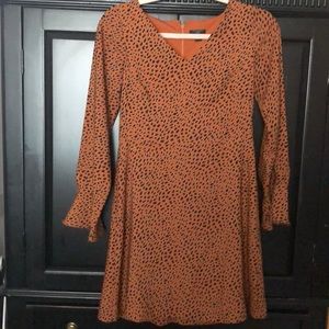 ANN TAYLOR Leopard Dress